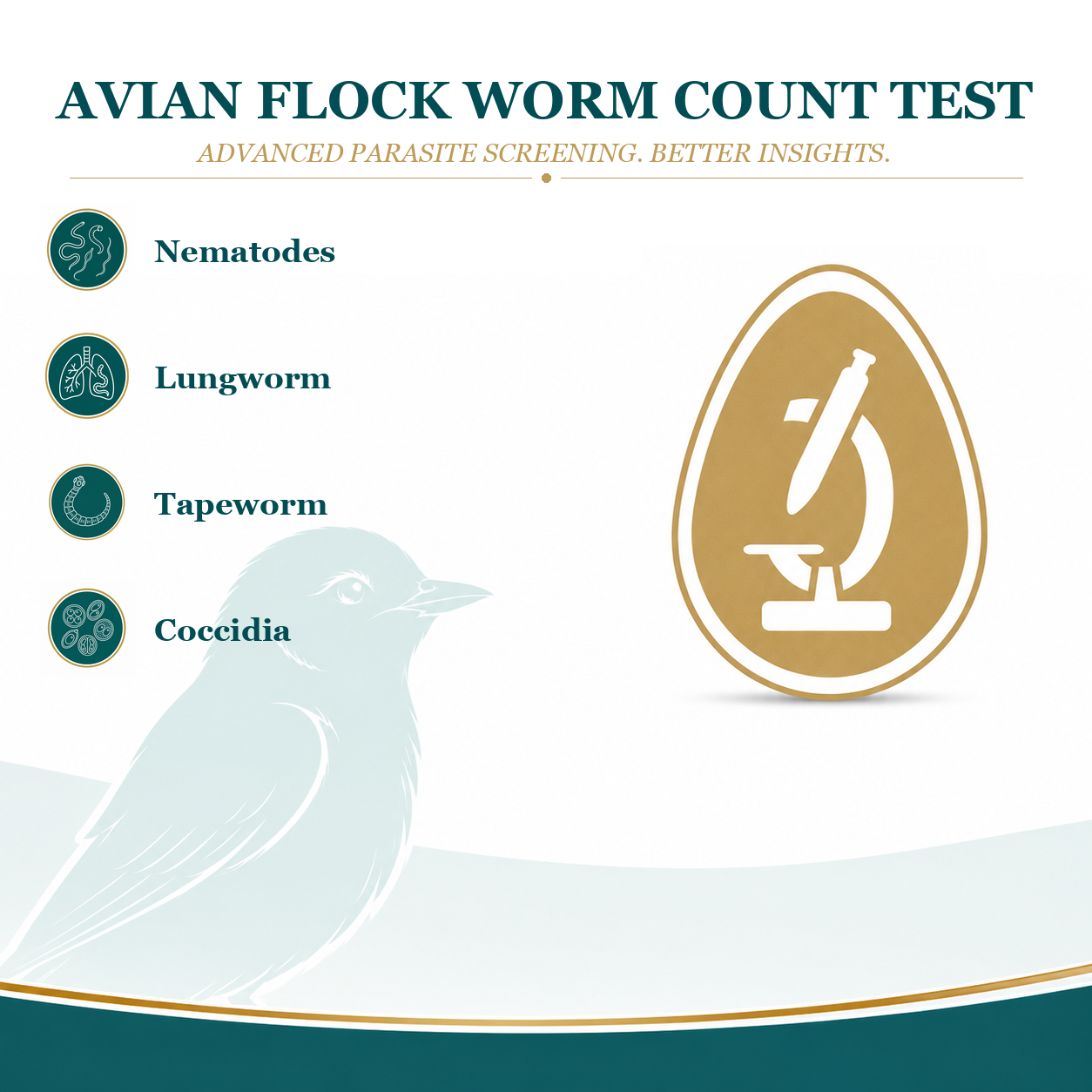 Worm Count Test For Avians (Flock)