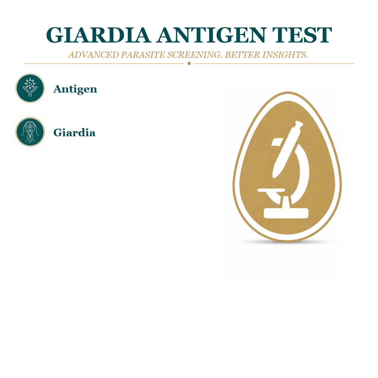 Giardia Test for Dogs and Cats