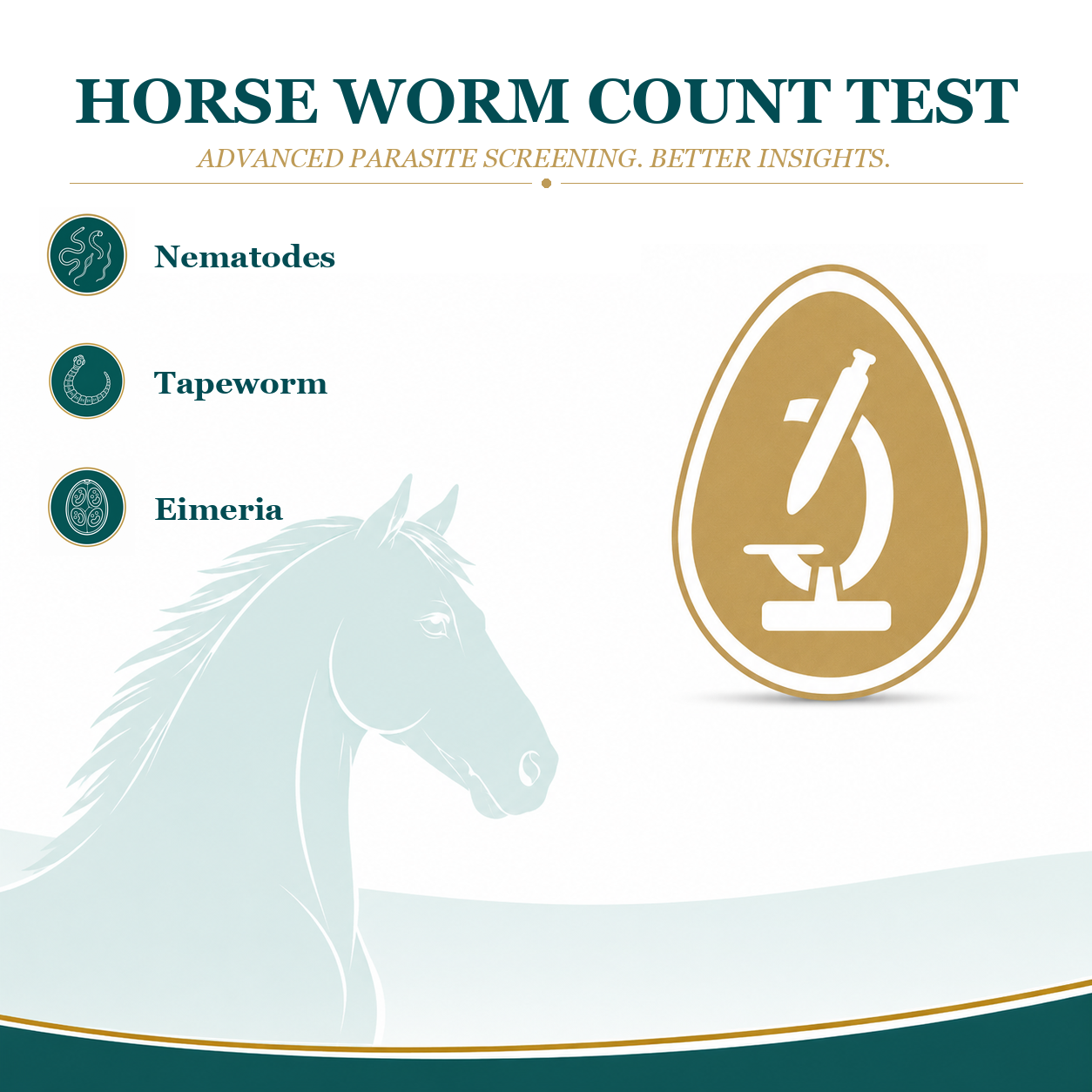 Worm Count Test for Horses