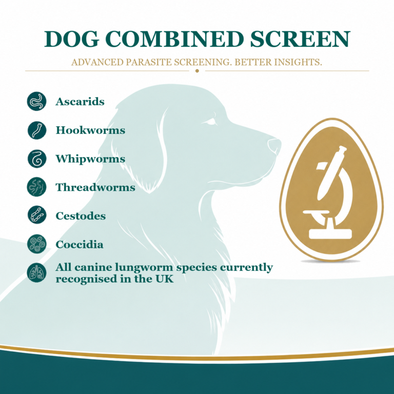 dog wormcount and lungworm test