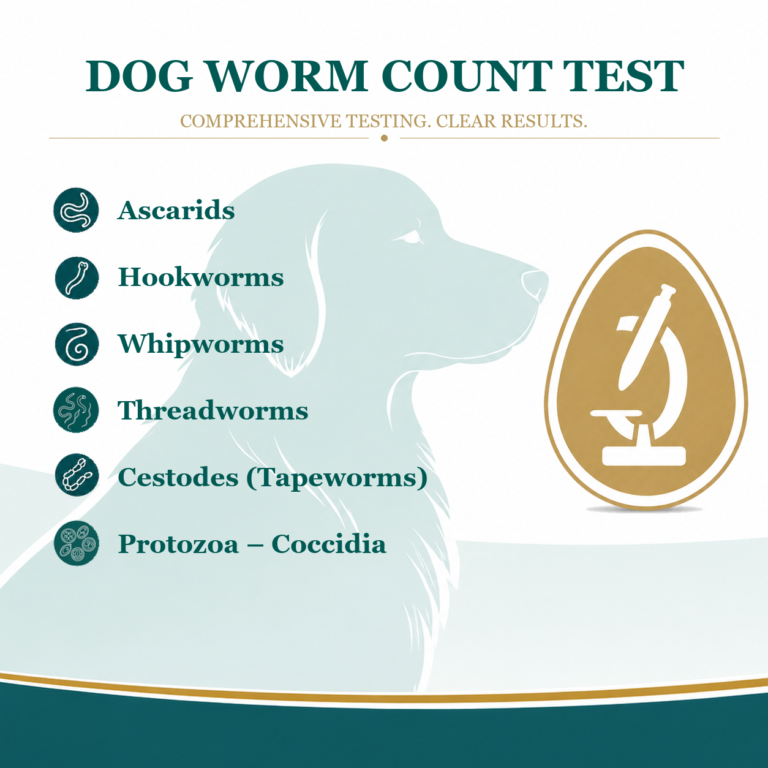 dog worm count test