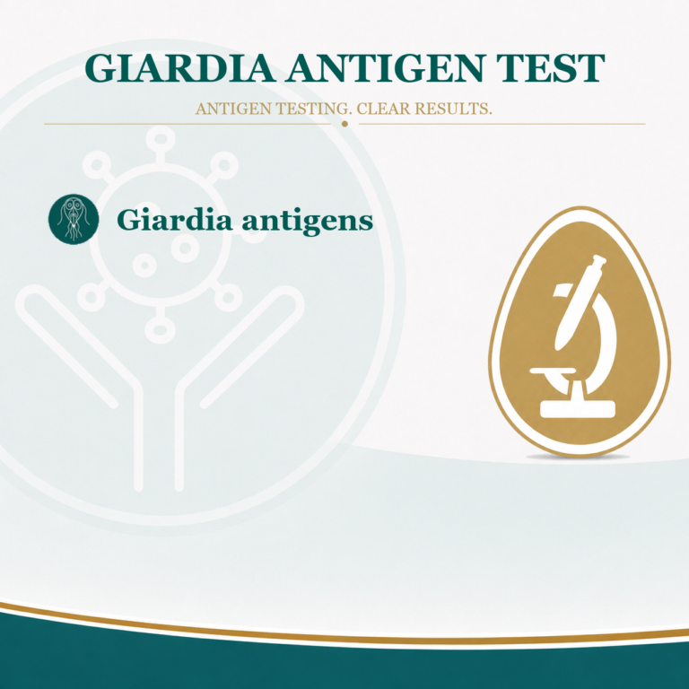 Giardia Test for Dogs and Cats