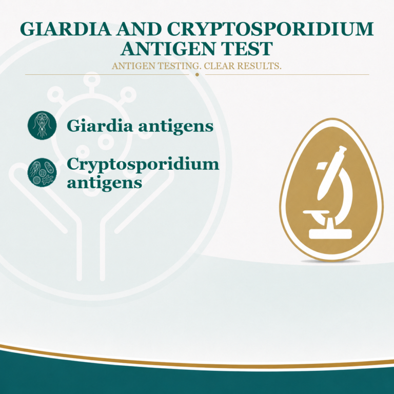 Giardia and Cryptosporidium test